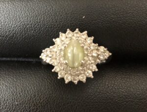 ブランド品＆金・プラチナ買取マート岡崎店で買取したダイヤ付プラチナの指輪