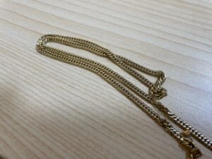 ブランド品＆金・プラチナ買取マート豊田ギャザ店で買取した貴金属、18金喜平ネックレスです