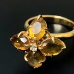 ブランド品＆金・プラチナ買取マート岡崎店で買取した貴金属18金製色石付きリング