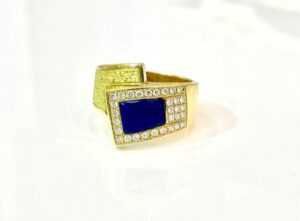ブランド品＆金・プラチナ買取マート豊明店で買取した18金製のメレダイヤ付きリング