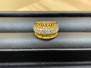 ブランド品＆金・プラチナ買取マート岡崎店で買取した貴金属：18金ダイヤモンドリングです