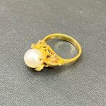 ブランド品＆金・プラチナ買取マート豊明店で買取した18金製のパール付きリング