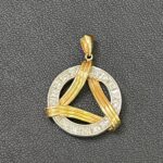 ブランド品＆金・プラチナ買取マート豊明店で買取した１８金プラチナコンビペンダントトップ
