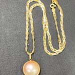 ブランド品＆金・プラチナ買取マート豊明店で買取した貴金属18金製のパール付きネックレス