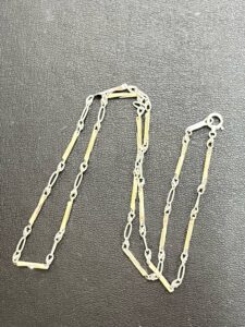 ブランド品＆金・プラチナ買取マート豊明店で買取した貴金属14金ホワイトゴールド製のネックレス