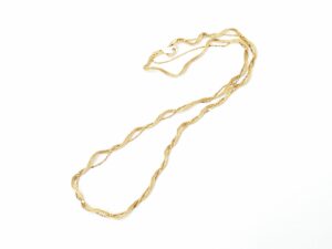 ブランド品＆金・プラチナ買取マート碧南店で買取した18金製のデザインネックレス