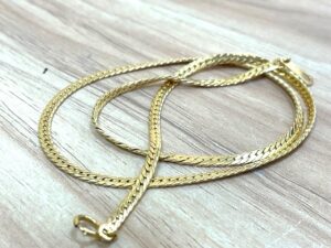 ブランド品＆金・プラチナ買取マート岡崎店で買取した貴金属：18金ネックレスです