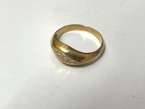 ブランド品＆金・プラチナ買取マート岡崎店で買取した貴金属：18金リングです