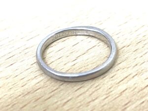 ブランド品＆金・プラチナ買取マート岡崎店で買取した貴金属：プラチナリング