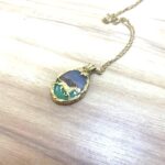 ブランド品＆金・プラチナ買取マート岡崎店で買取した貴金属：18金メノウネックレスです