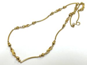 ブランド品＆金・プラチナ買取マート岡崎店で買取した貴金属：18金ネックレス