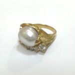 ブランド品＆金・プラチナ買取マート岡崎店で買取した貴金属：1８金パールリングです