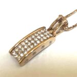 ブランド品＆金・プラチナ買取マート岡崎店で買取した貴金属：18金ダイヤモンドネックレス