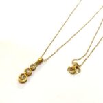 ブランド品＆金・プラチナ買取マート岡崎店で買取した貴金属：18金ダイヤモンドネックレスです