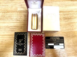 ブランド品＆金・プラチナ買取マート岡崎店で買取したブランド品：カルティエ　ライターです
