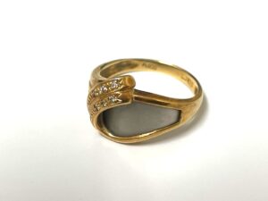 ブランド品＆金・プラチナ買取マート岡崎店で買取した貴金属：18金リングです