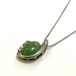 ブランド品＆金・プラチナ買取マート岡崎店でした貴金属：18金ヒスイネックレスです