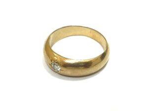 ブランド品＆金・プラチナ買取マート岡崎店で買取した貴金属：18金リングです