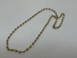 ブランド品＆金・プラチナ買取マート岡崎店で買取した貴金属：18金ネックレスです